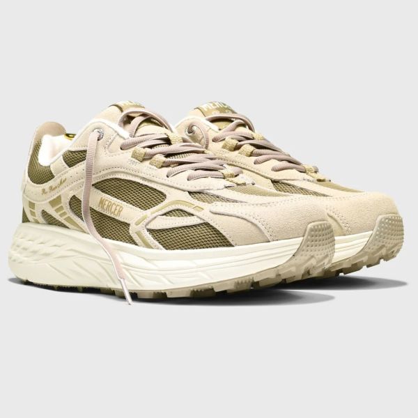 Mercer Amsterdam The Re-Run MAX Suede Sneaker Bruin Beige