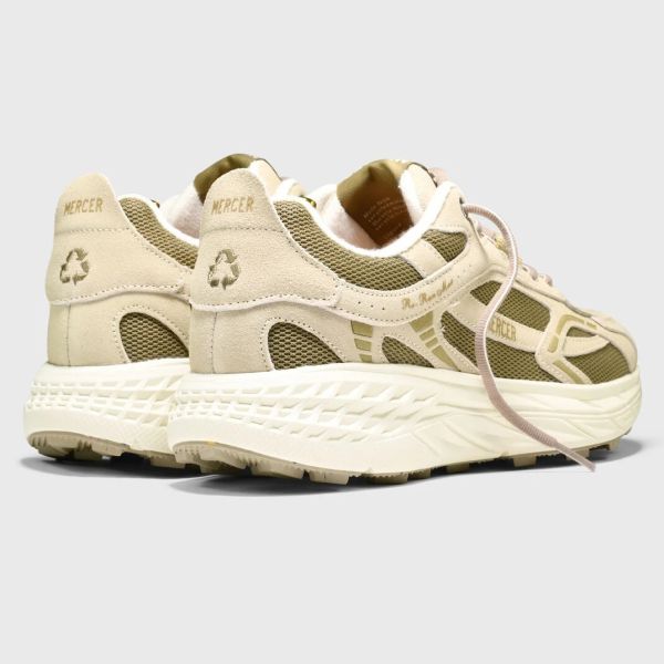 Mercer Amsterdam The Re-Run MAX Suede Sneaker Bruin Beige