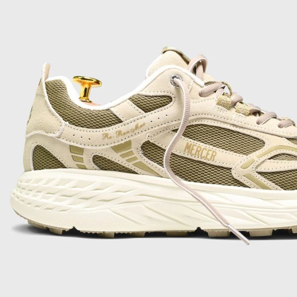 Mercer Amsterdam The Re-Run MAX Suede Sneaker Bruin Beige
