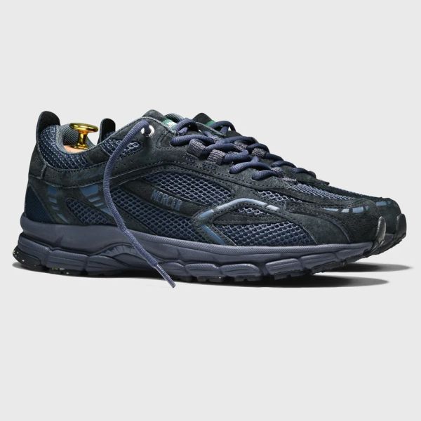 Mercer Amsterdam The Re-Run Monochrome Sneaker Navy