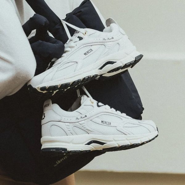 Mercer Amsterdam The Re-Run Nappa Sneaker Wit