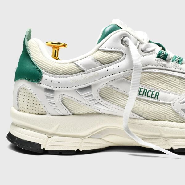Mercer Amsterdam The Re-Run Nappa Sneaker Wit/Groen