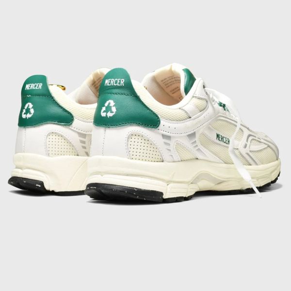 Mercer Amsterdam The Re-Run Nappa Sneaker Wit/Groen