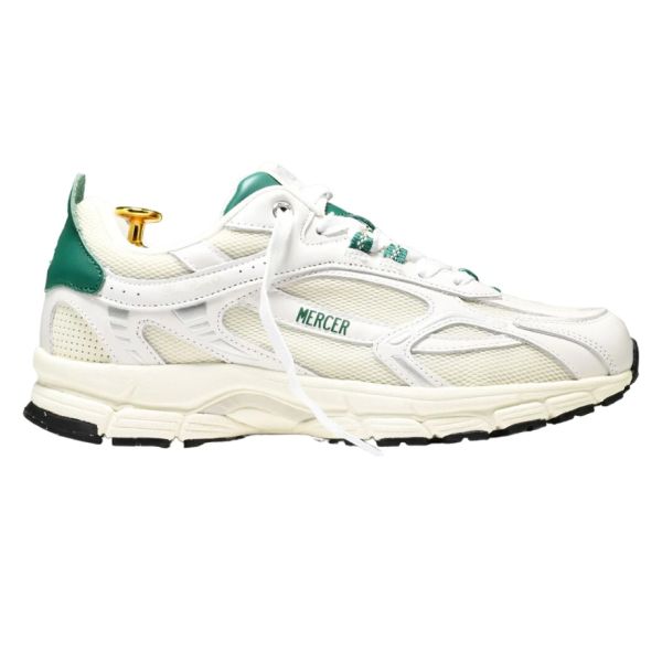 Mercer Amsterdam The Re-Run Nappa Sneaker Wit/Groen