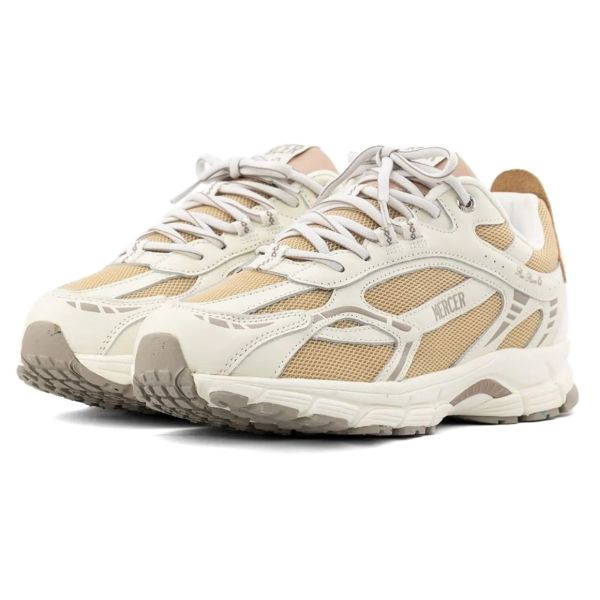 Mercer Amsterdam The Re-Run Nappa Sneaker Wit/Goud