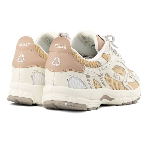Mercer Amsterdam The Re-Run Nappa Sneaker Wit/Goud