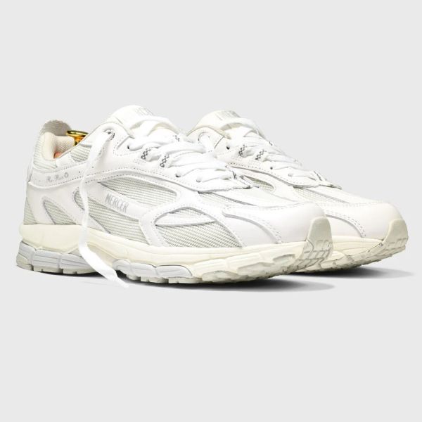 Mercer Amsterdam The Re-Run Nappa Sneaker Wit/Grijs