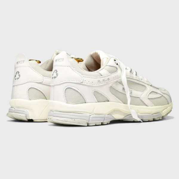 Mercer Amsterdam The Re-Run Nappa Sneaker Wit/Grijs