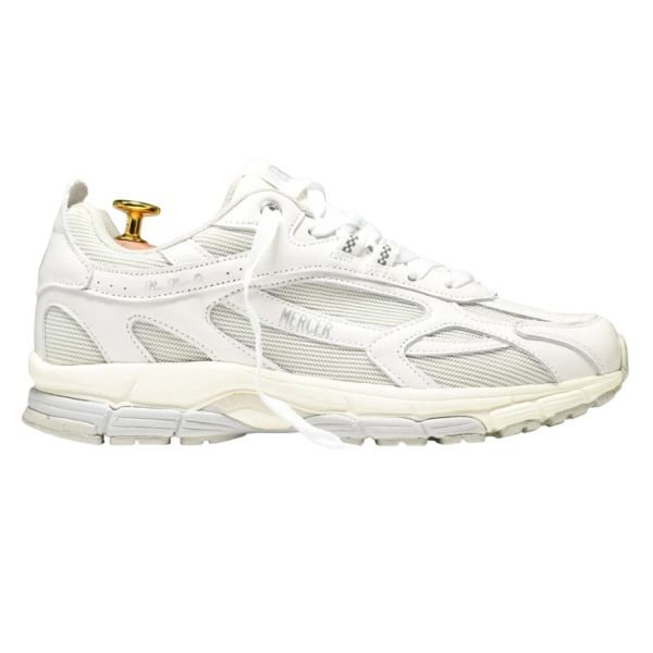 Mercer Amsterdam The Re-Run Nappa Sneaker Wit/Grijs