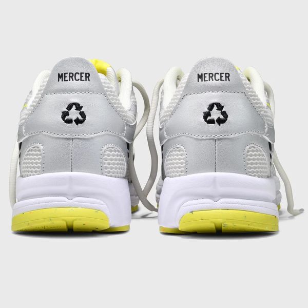 Mercer Amsterdam The Re-Run Neon Sneaker Zilver/Geel