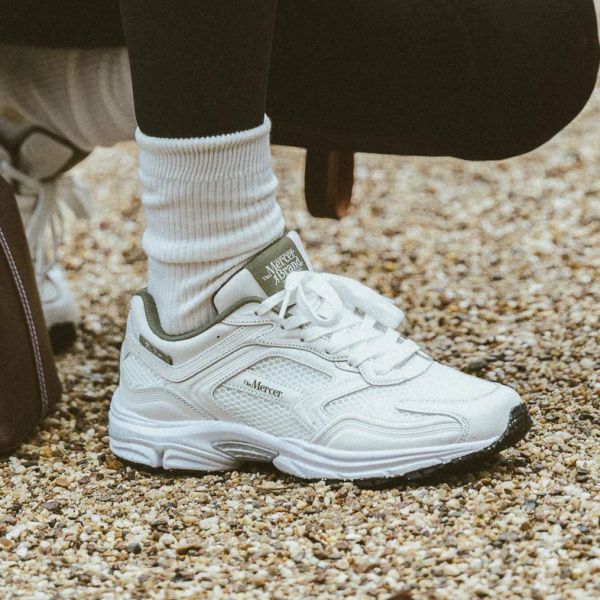 Mercer Amsterdam The Re-Run Next Gen CR Sneaker Wit/Groen