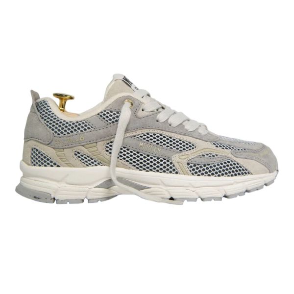 Mercer Amsterdam The Re-Run Nubuck Sneaker Licht Grijs
