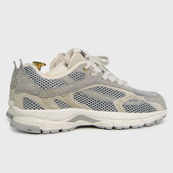 Mercer Amsterdam The Re-Run Nubuck Sneaker Licht Grijs