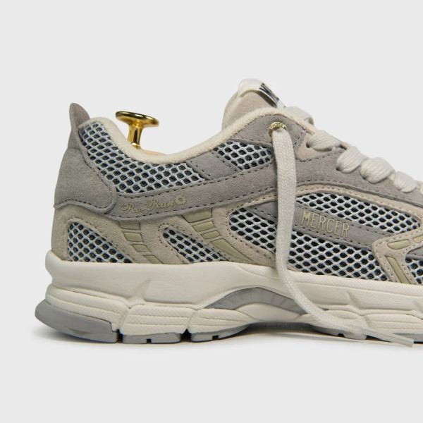 Mercer Amsterdam The Re-Run Nubuck Sneaker Licht Grijs