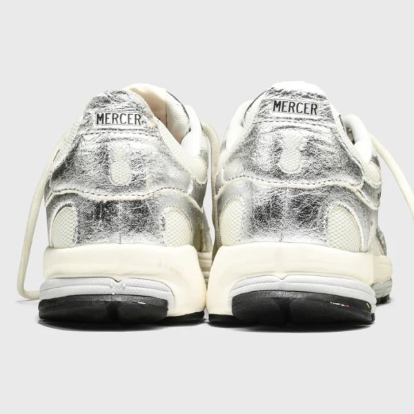 Mercer Amsterdam The Re-Run Pineapple 2.0 Sneaker Zilver/Wit