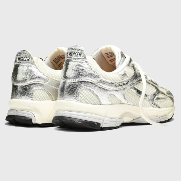 Mercer Amsterdam The Re-Run Pineapple 2.0 Sneaker Zilver/Wit