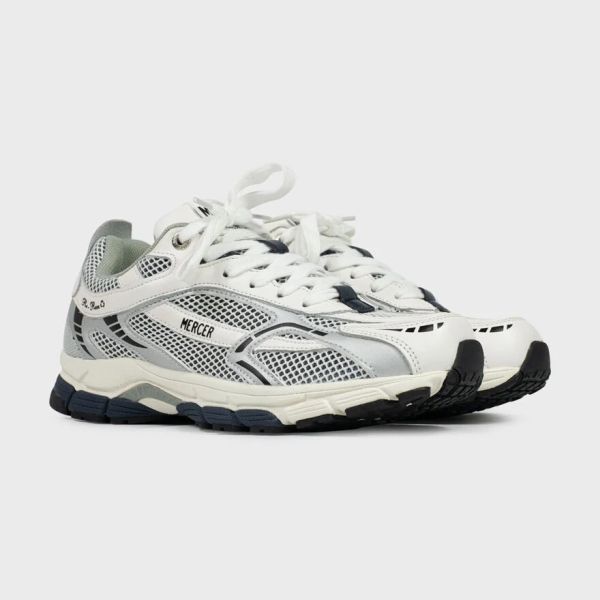 Mercer Amsterdam The Re-Run Sneaker Wit/Blauw