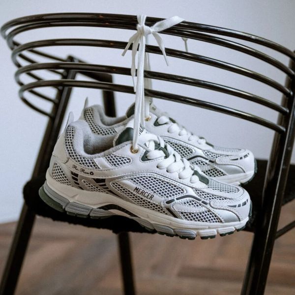 Mercer Amsterdam The Re-Run Sneaker Wit/Groen