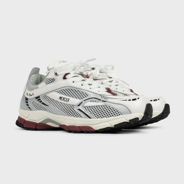Mercer Amsterdam The Re-Run Sneaker Wit/Rood