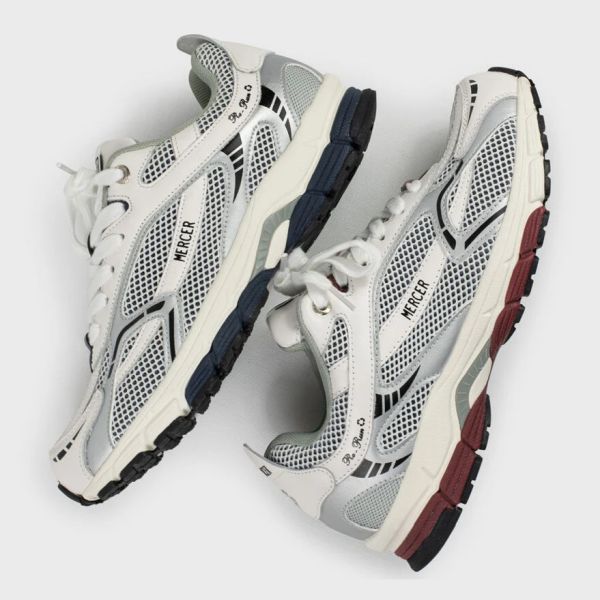Mercer Amsterdam The Re-Run Sneaker Wit/Rood