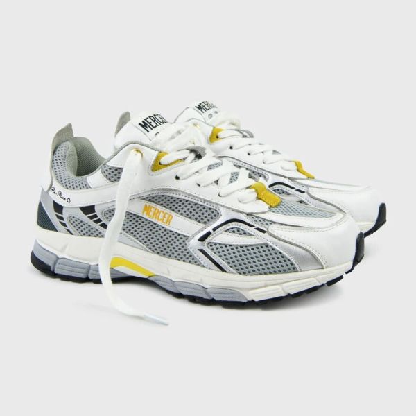 Mercer Amsterdam The Re-Run Sneaker Wit/Zilver