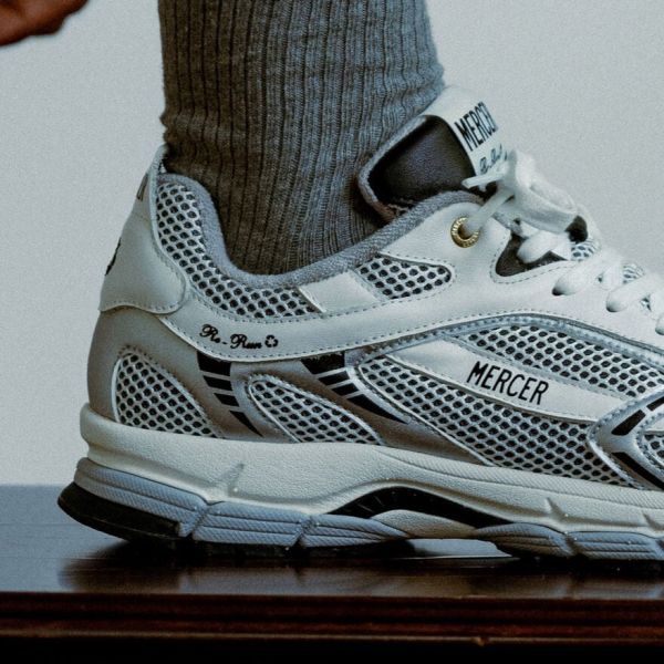 Mercer Amsterdam The Re-Run Sneaker Wit/Zwart