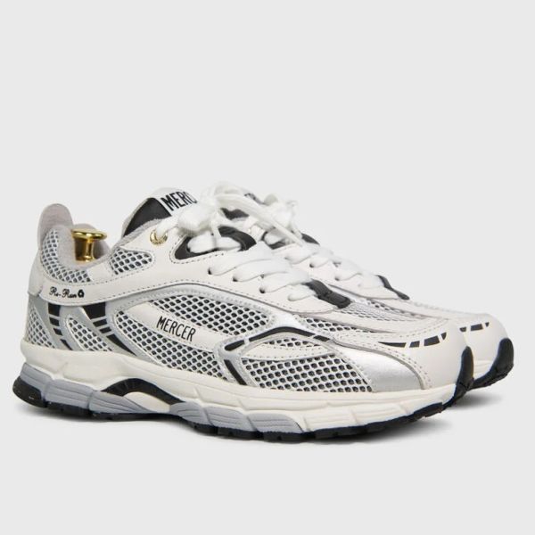 Mercer Amsterdam The Re-Run Sneaker Wit/Zwart