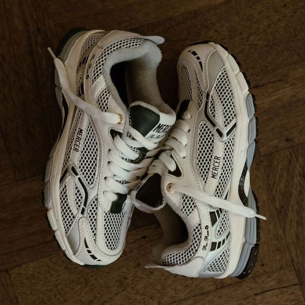 Mercer Amsterdam The Re-Run Sneaker Wit/Zwart