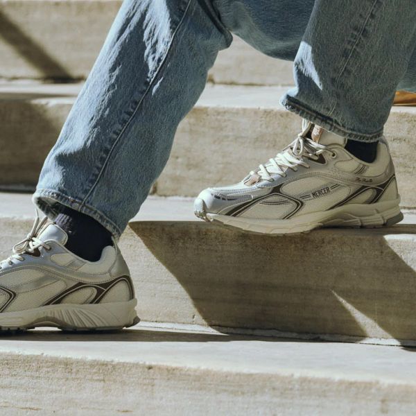 Mercer Amsterdam The Re-Run Speed Sneaker Wit/Bruin