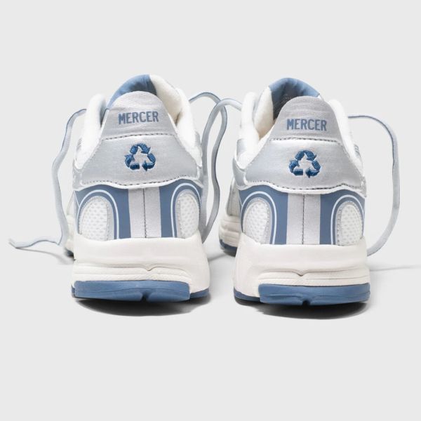 Mercer Amsterdam The Re-Run Speed Sneaker Zilver/Blauw