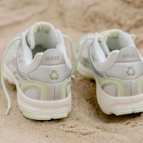 Mercer Amsterdam The Re-Run Speed Sneaker Zilver/Groen