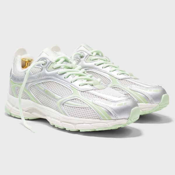 Mercer Amsterdam The Re-Run Speed Sneaker Zilver/Groen