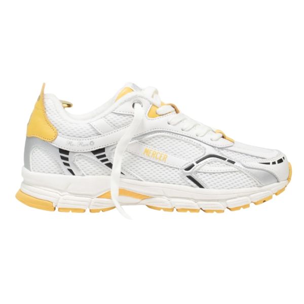 Mercer Amsterdam The Re-Run Summer Sneaker Wit/Geel