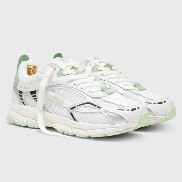 Mercer Amsterdam The Re-Run Summer Sneaker Wit/Groen