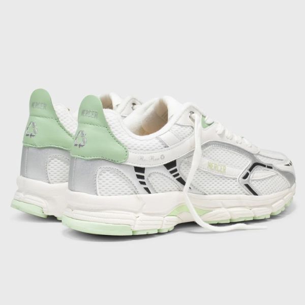 Mercer Amsterdam The Re-Run Summer Sneaker Wit/Groen