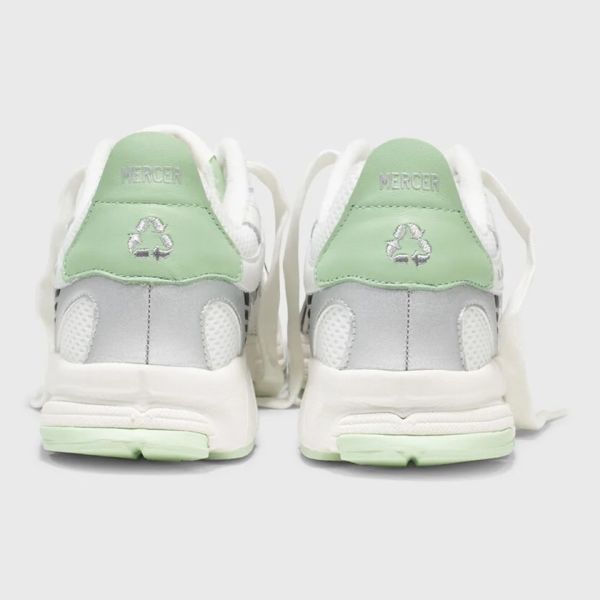 Mercer Amsterdam The Re-Run Summer Sneaker Wit/Groen