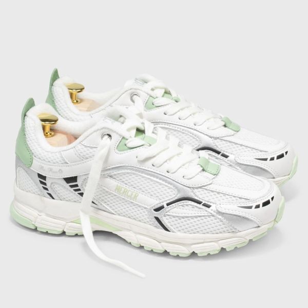 Mercer Amsterdam The Re-Run Summer Sneaker Wit/Groen