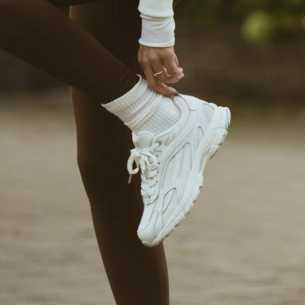 Mercer Amsterdam The Re-Run Vintage Premium Sneaker Wit