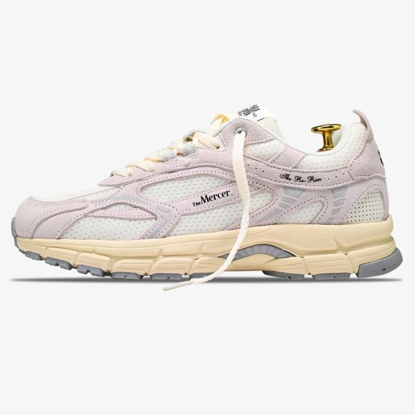 Mercer Amsterdam The Re-Run Vintage Suede Sneaker Roze/Off White