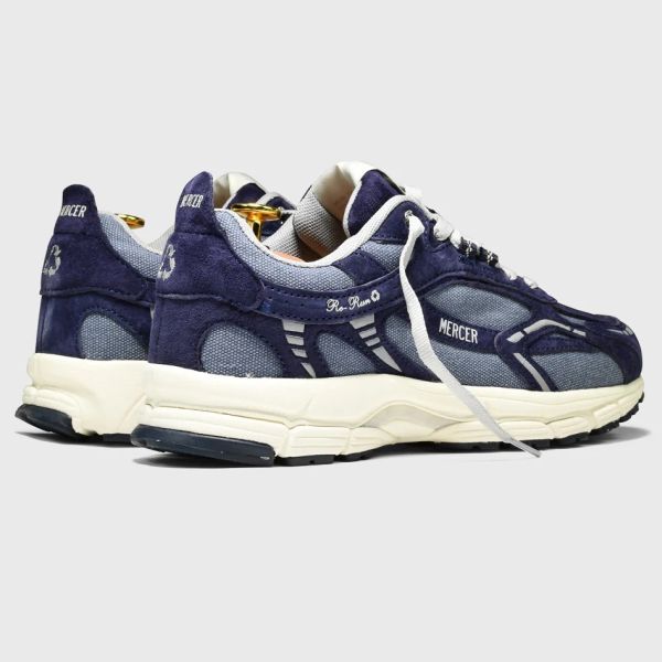 Mercer Amsterdam The Re-Run Washed Canvas Sneaker Navy