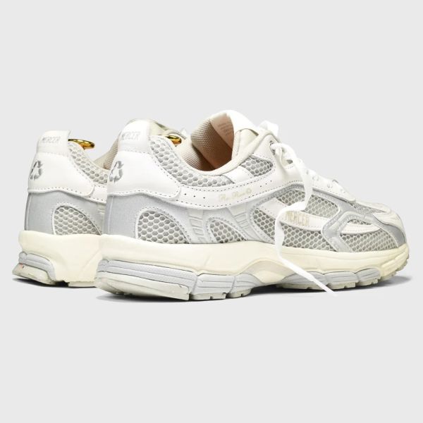 Mercer Amsterdam The Re-Run White Silver Sneaker Wit/Grijs