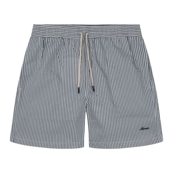 Mercer Amsterdam The Summer Trunk Zwembroek Navy/Wit