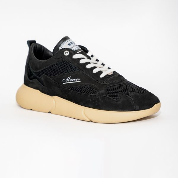 Mercer Amsterdam The W3RD Suede Sneaker Zwart