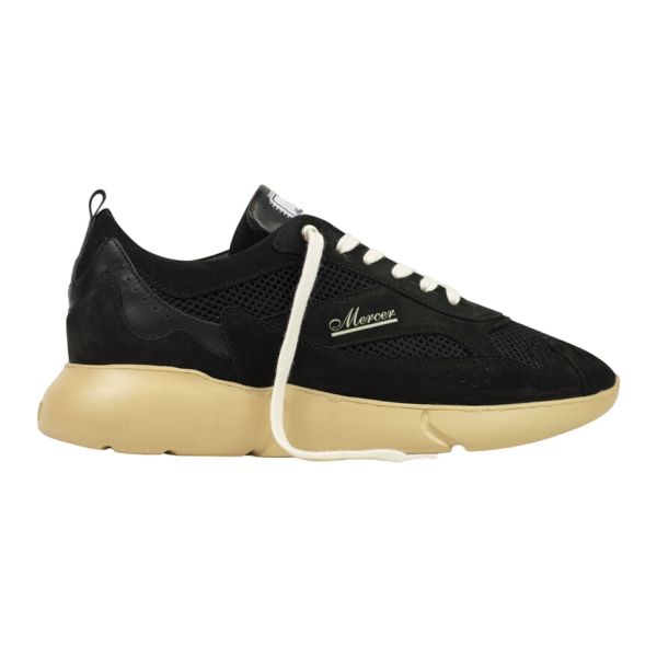 Mercer Amsterdam The W3RD Suede Sneaker Zwart