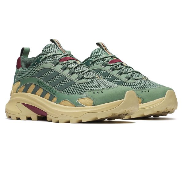 Merrell Moab Speed 2 Vent 2K Sneaker Groen/Beige