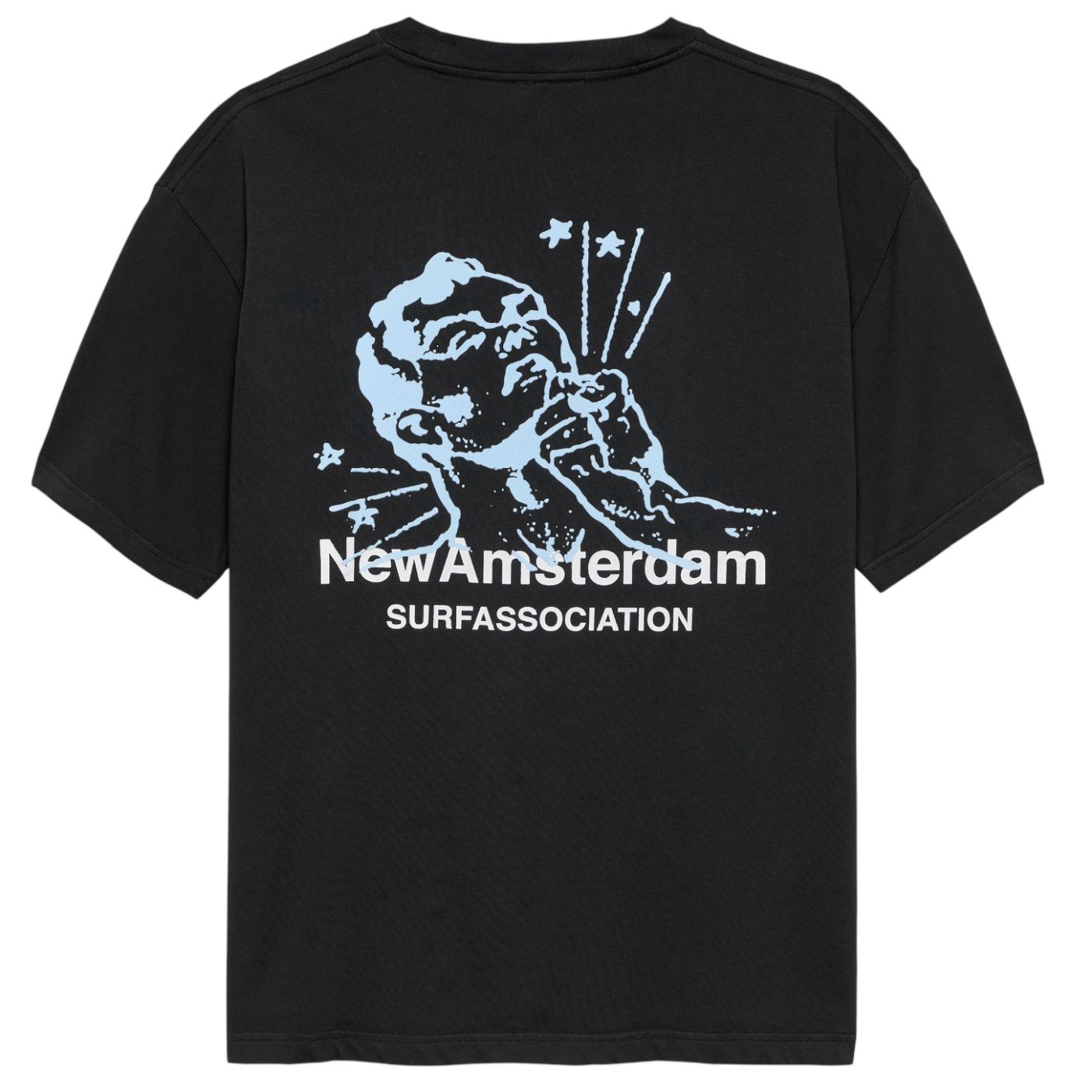 New Amsterdam Surf Association Knocked T-shirt Zwart