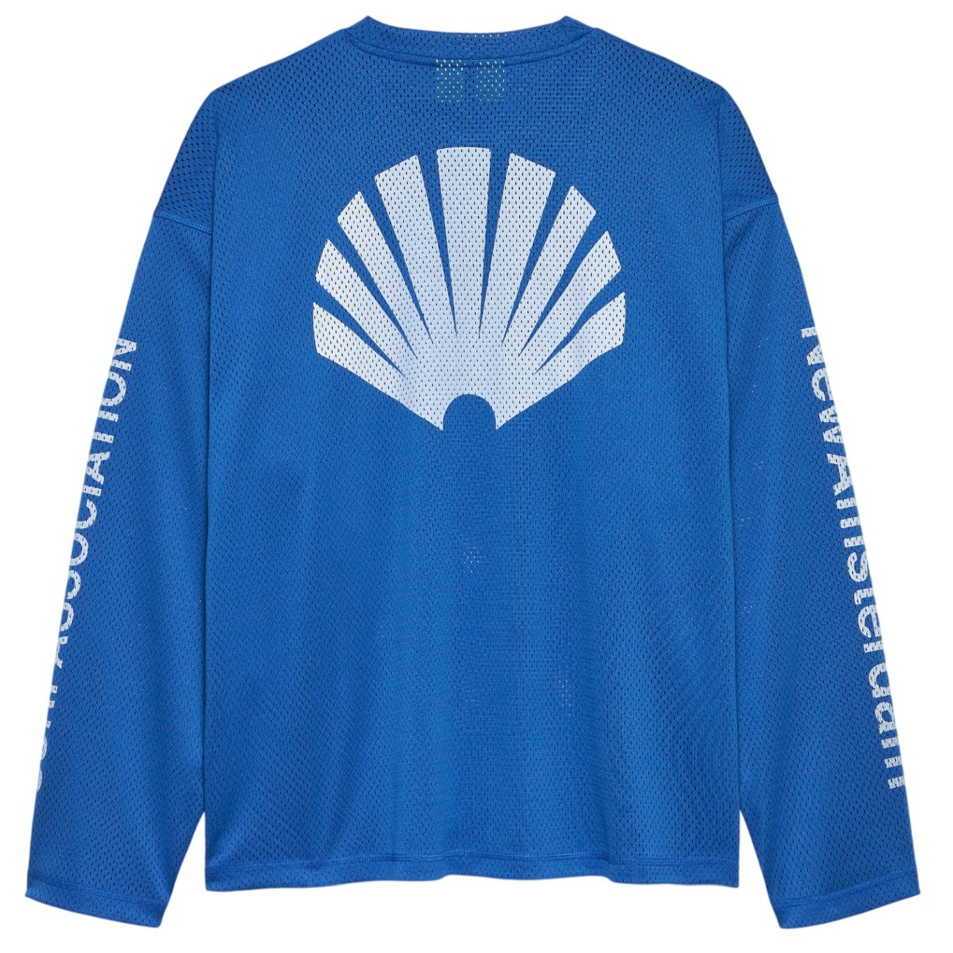 New Amsterdam Surf Association Mesh Logo Longsleeve T-shirt Blauw