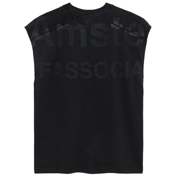 New Amsterdam Surf Association Sleeveless Name T-shirt Zwart