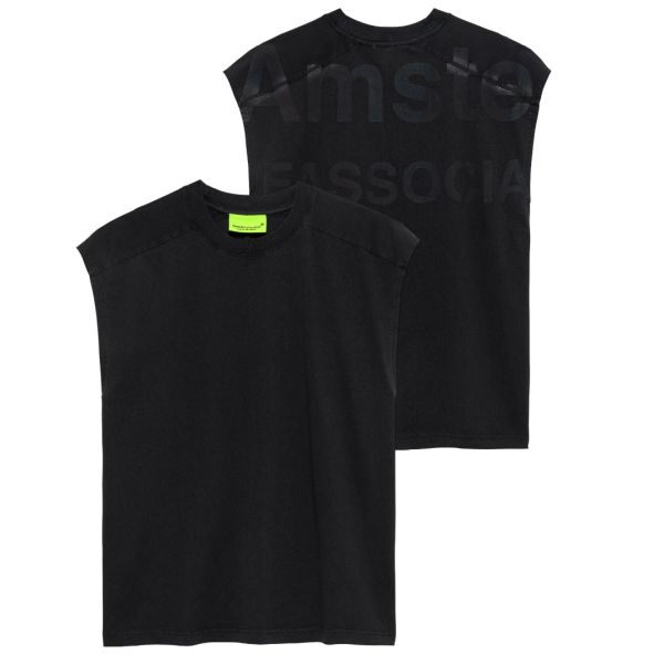 New Amsterdam Surf Association Sleeveless Name T-shirt Zwart