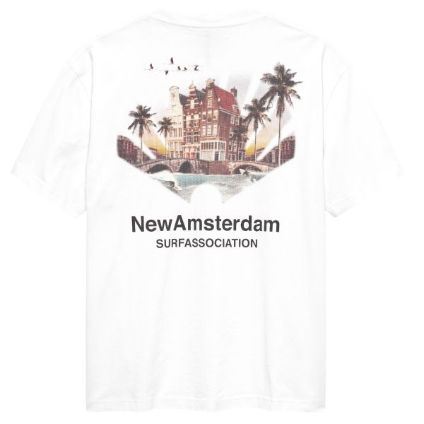 New Amsterdam Surf Association Tropical T-shirt Wit